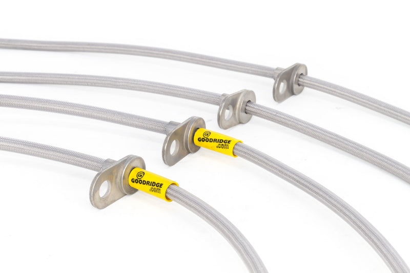 Goodridge [17-18 Civic] Stainless Steel Brake Line Kit - 4-Line Set