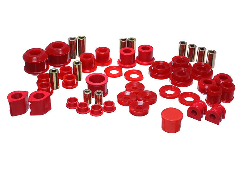 Energy Suspension [06-11 Civic Si] Hyper-Flex Master Bushing Set - Red, Part Number 16.18114R