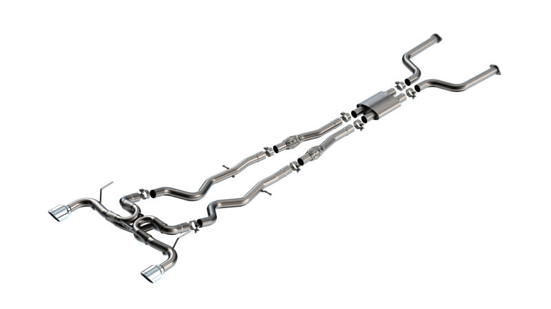 Borla [16-24 Q50] ATAK Cat-Back Exhaust System - 4.5-Inch Chrome Tips, Part 140978