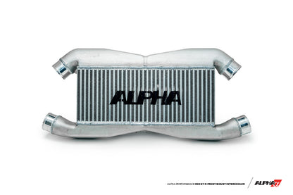 AMS [09-14 GT-R] Alpha Front Mount Intercooler for Alpha Intercooler Piping - Black