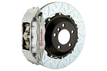 Brembo [04-17 STI] Front GT Big Brake Kit - 4-Piston Cast Calipers, 355x32mm 2-Piece Slotted Rotors - Silver