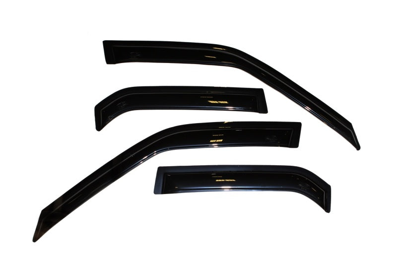AVS [86-92 Corolla] Ventvisor Outside-Mount Window Deflectors, 4-Piece - Smoke, Part Number AVS94092