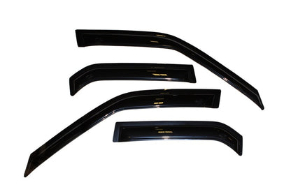 AVS [86-92 Corolla] Ventvisor Outside-Mount Window Deflectors, 4-Piece - Smoke, Part Number AVS94092