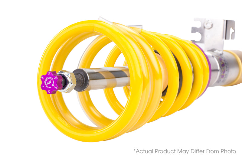 KW V3 Coilover Kit [96-97 Civic] Coupe, Hatchback, Sedan with Rear Lower Fork Mounts - Inox-Line Stainless Steel - KWS35250003