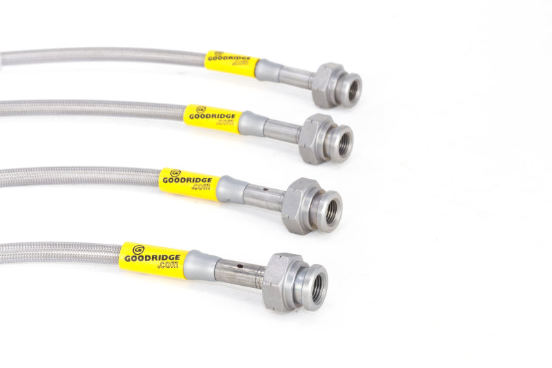 Goodridge [96-00 Civic] G-Stop Stainless Steel Brake Line Kit - Silver