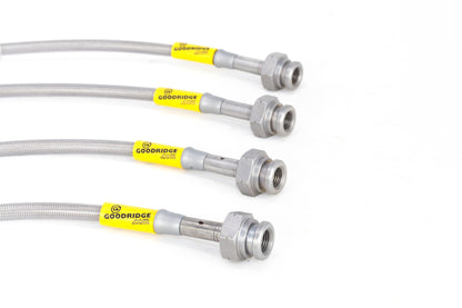 Goodridge [96-00 Civic] G-Stop Stainless Steel Brake Line Kit - Silver