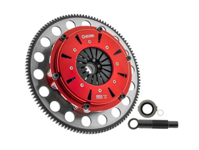 Action Clutch 04 - 21 Subaru WRX STI 7.25 - inch Triple Disc Race Clutch Kit with Steel Flywheel - JDMuscleSPK839474