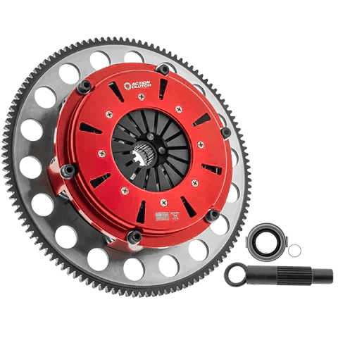 Action Clutch [04-21 WRX STI] 8.5 Inch Twin Disc Race Kit with Steel Flywheel - Push Type Conversion - JDMuscleClutchesaonACR-2306-85