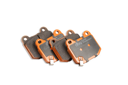 DBA XP650 Rear Brake Pads [03-06 Lancer Evolution] [04-09 Impreza STI] [03-07 350Z Track Edition] [03-07 G35] - High-Friction Compound