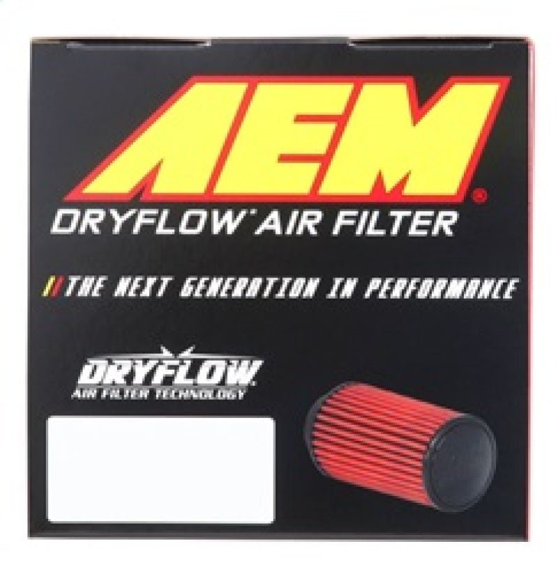 AEM 2.75in Flange ID x 6.25in Base OD x 7in H Dryflow Conical Air Filter | 21 - 2027DK - JDMuscleAir Intake Filter Replacementsaem21-2027DK