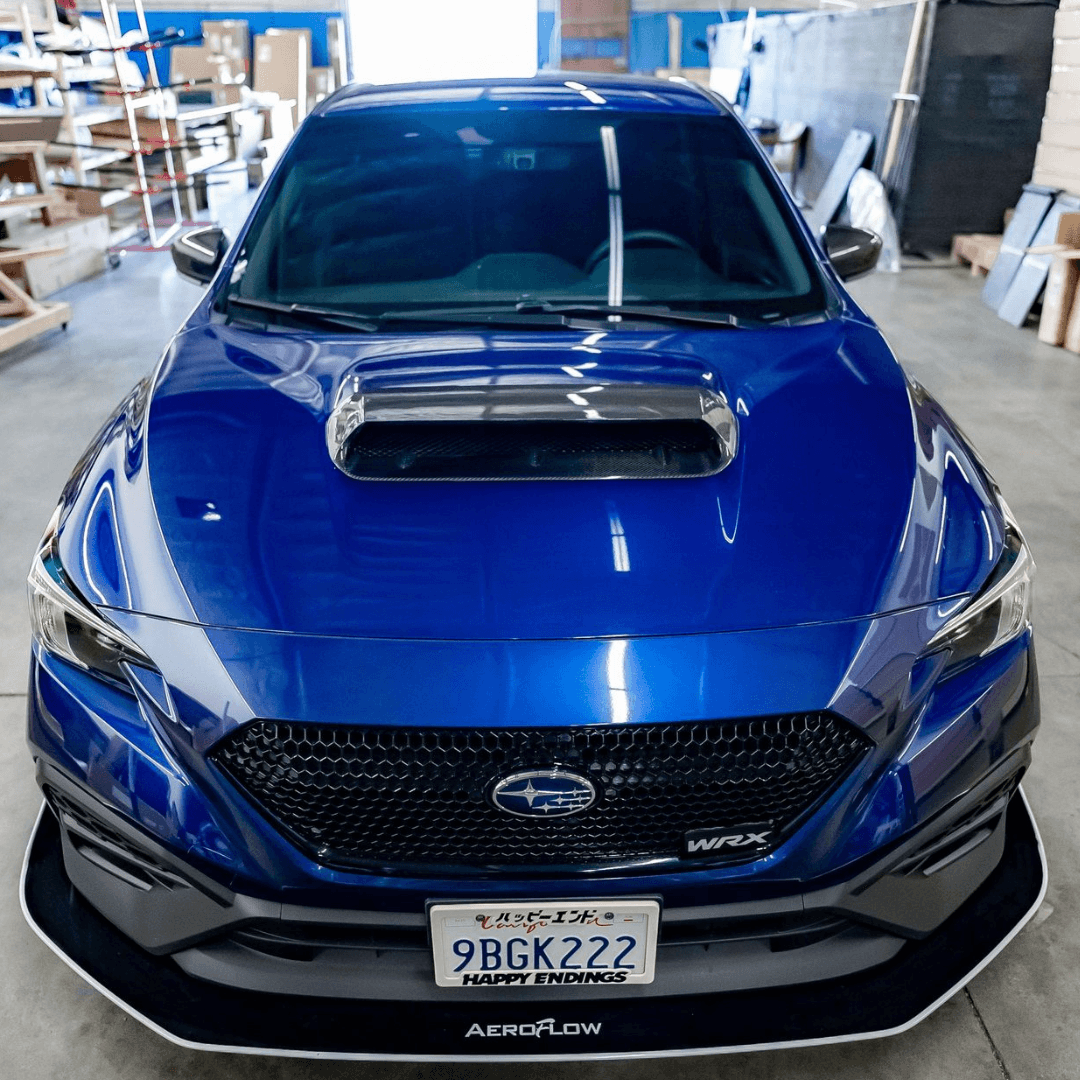 Aeroflow Dynamics [22 - 26 WRX] AFD Bulge Hood Scoop - JDMuscleHood Scoops / VentsVB-SSBHS-K7XWORLD RALLY BLUE