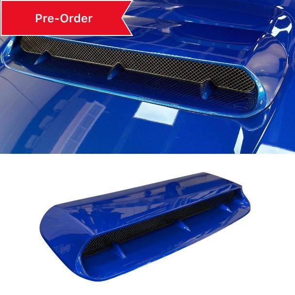 Aeroflow Dynamics [22 - 26 WRX] AFD Bulge Hood Scoop - JDMuscleHood Scoops / VentsVB-SSBHS-K7XWORLD RALLY BLUE