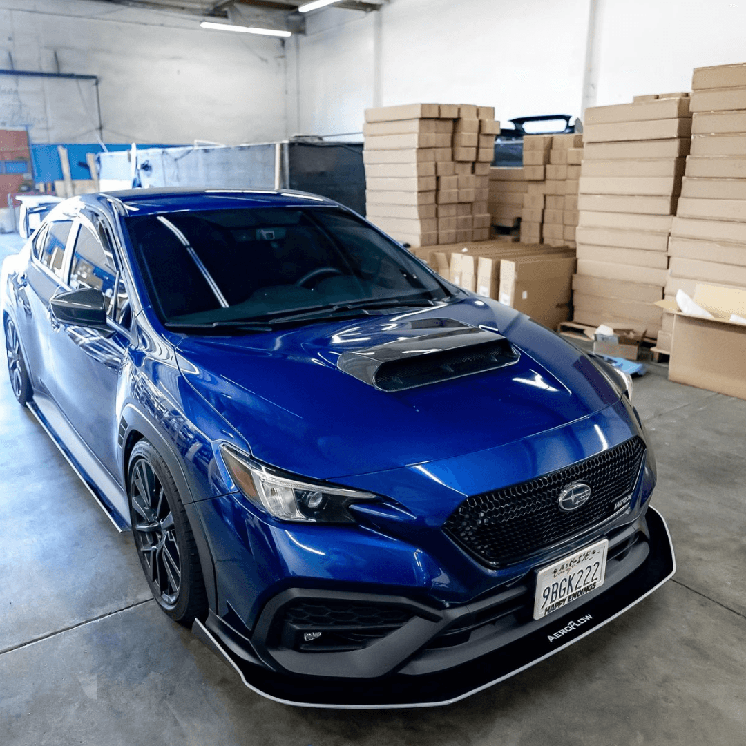 Aeroflow Dynamics [22 - 26 WRX] AFD Bulge Hood Scoop - JDMuscleHood Scoops / VentsVB-SSBHS-K7XWORLD RALLY BLUE