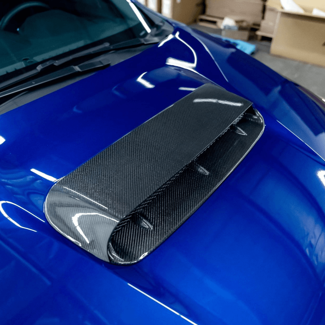 Aeroflow Dynamics [22 - 26 WRX] AFD Bulge Hood Scoop - JDMuscleHood Scoops / VentsVB-SSBHS-K7XWORLD RALLY BLUE