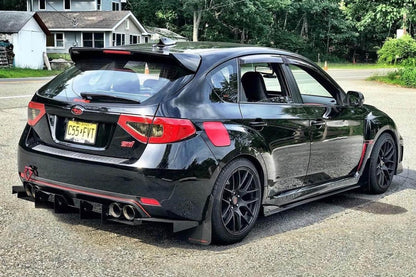 AeroflowDynamics [11 - 14 WRX/STI] Rear Diffuser V1 (Hatchback) - JDMuscleDiffusers and Vortex Generatorsafdsku-32429911502Matte black