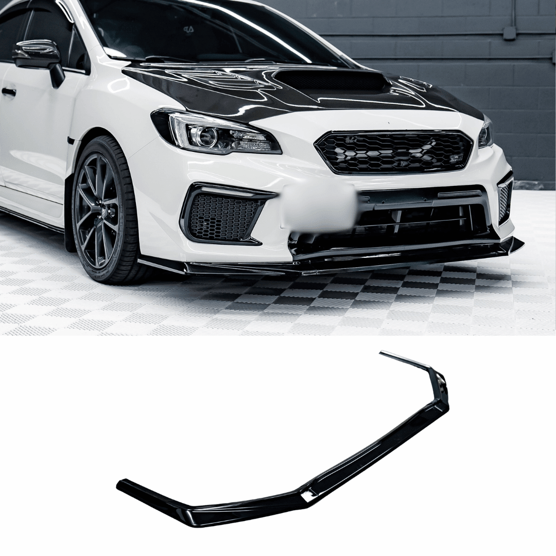 AeroflowDynamics [15 - 21 WRX/STI] Front Lip V2 S Style - JDMuscleFront LipsVA-V2-GBK-LIP