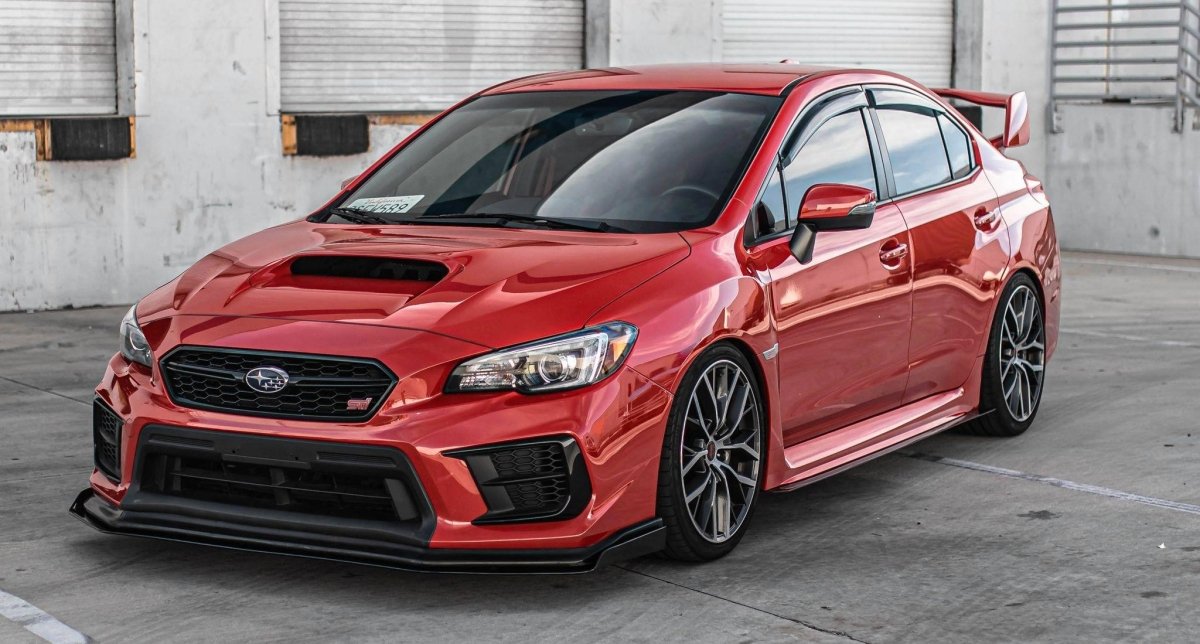 AeroflowDynamics [15 - 21 WRX/STI] Front Splitter V6 - JDMuscleFront Wind SplitterAFD-VA-AL-STISPLT-V6STI LIPNo liner