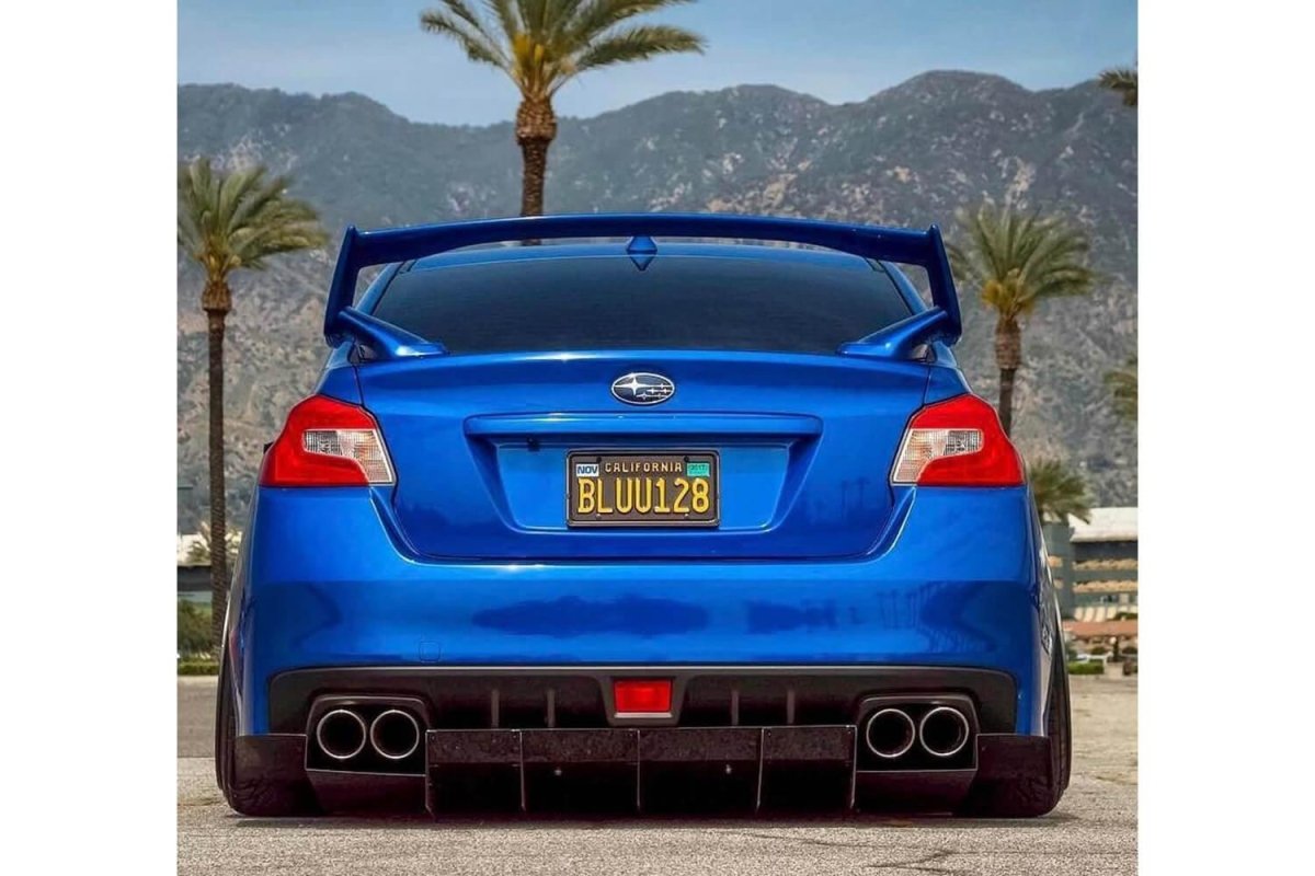 AeroflowDynamics [15 - 21 Wrx/Sti] Rear Diffuser V1 - JDMuscleDiffusers and Vortex GeneratorsAFD-VA-AL-DIFF-V1-MBKMatte black