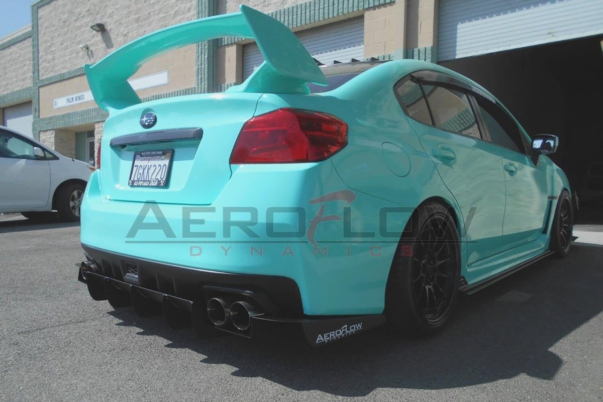 AeroflowDynamics [15 - 21 Wrx/Sti] Rear Diffuser V1 - JDMuscleDiffusers and Vortex GeneratorsAFD-VA-AL-DIFF-V1-MBKMatte black