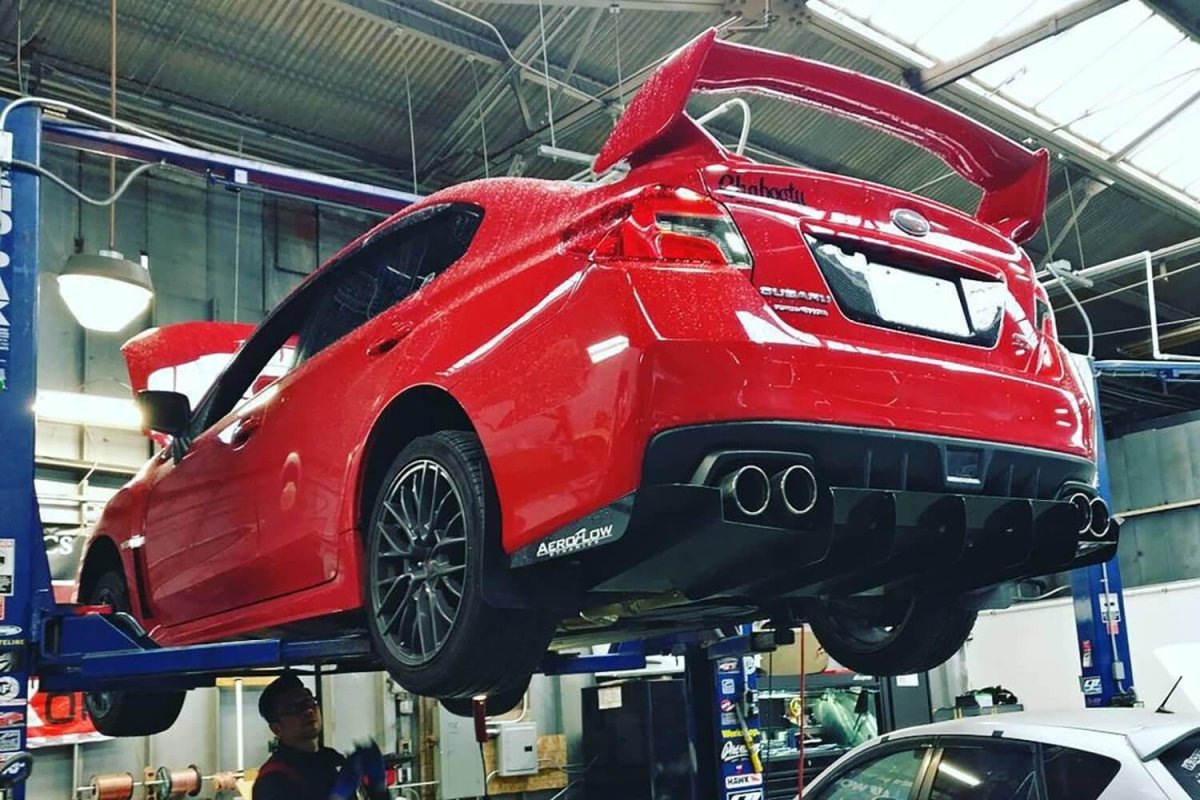 AeroflowDynamics [15 - 21 Wrx/Sti] Rear Diffuser V1 - JDMuscleDiffusers and Vortex GeneratorsAFD-VA-AL-DIFF-V1-MBKMatte black