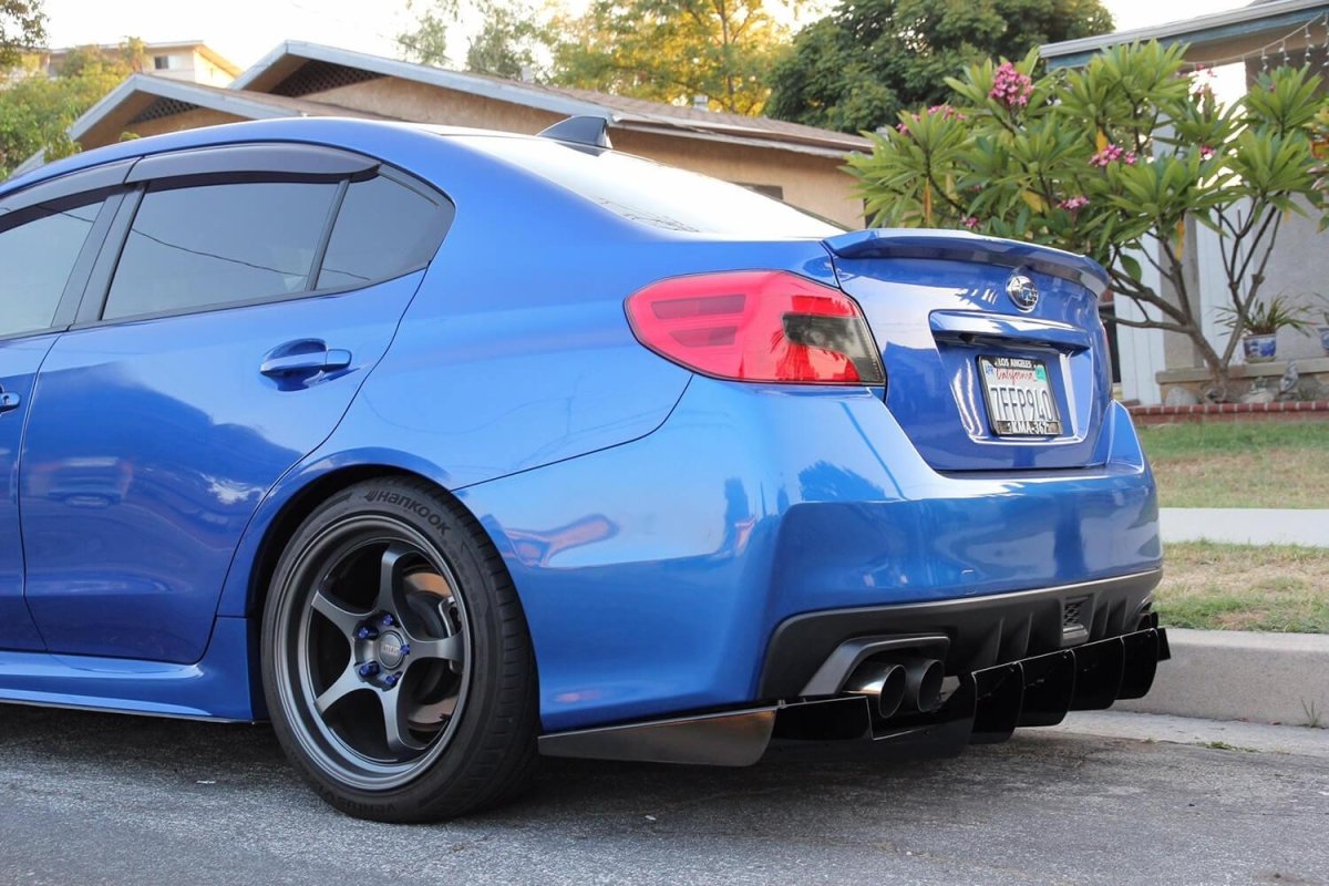 AeroflowDynamics [15 - 21 Wrx/Sti] Rear Diffuser V1 - JDMuscleDiffusers and Vortex GeneratorsAFD-VA-AL-DIFF-V1-MBKMatte black