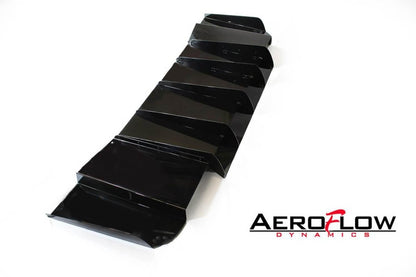 AeroflowDynamics [15 - 21 Wrx/Sti] Rear Diffuser V1 - JDMuscleDiffusers and Vortex GeneratorsAFD-VA-AL-DIFF-V1-MBKMatte black