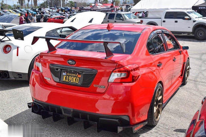 AeroflowDynamics [15 - 21 Wrx/Sti] Rear Diffuser V1 - JDMuscleDiffusers and Vortex GeneratorsAFD-VA-AL-DIFF-V1-MBKMatte black
