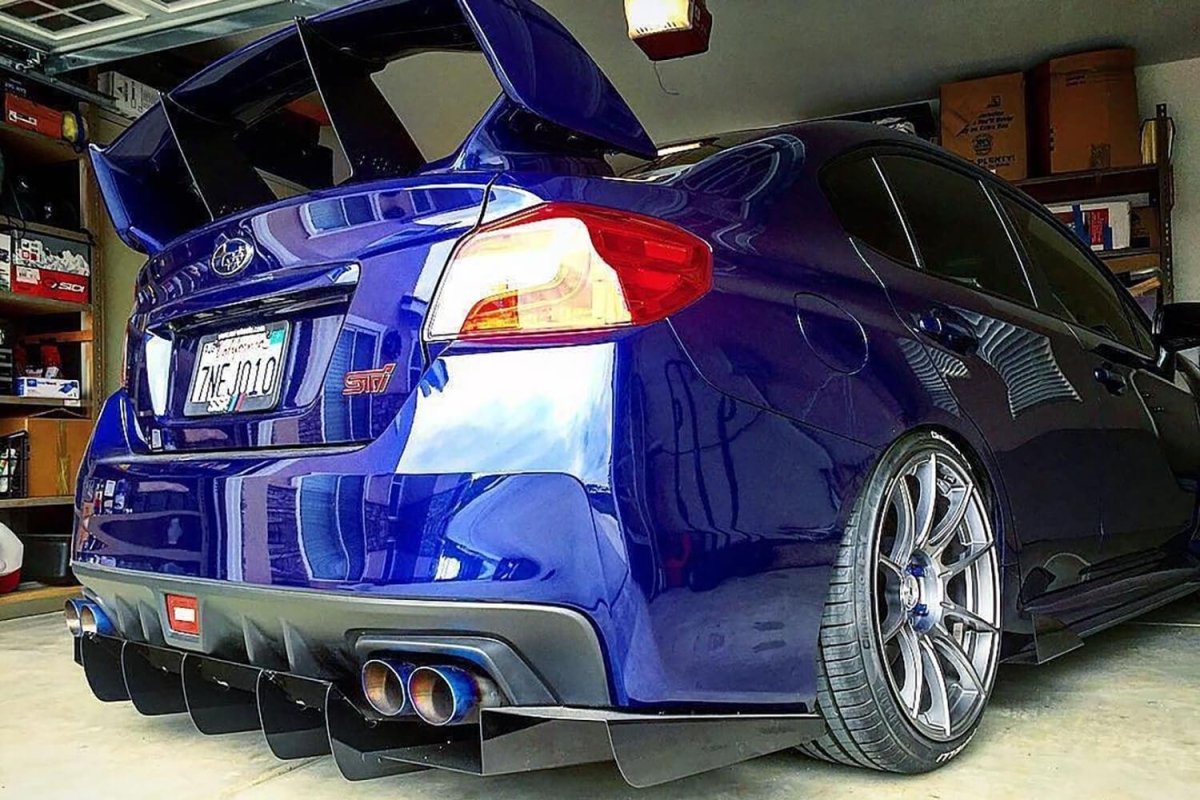 AeroflowDynamics [15 - 21 Wrx/Sti] Rear Diffuser V1 - JDMuscleDiffusers and Vortex GeneratorsAFD-VA-AL-DIFF-V1-MBKMatte black