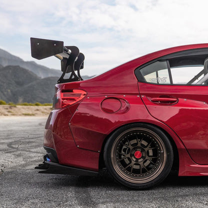 AeroflowDynamics [15 - 21 Wrx/Sti] Rear Diffuser V5 (Aggressive) - JDMuscleDiffusers and Vortex GeneratorsAFD-VA-AL-DIFF-V5-MBKMatte black