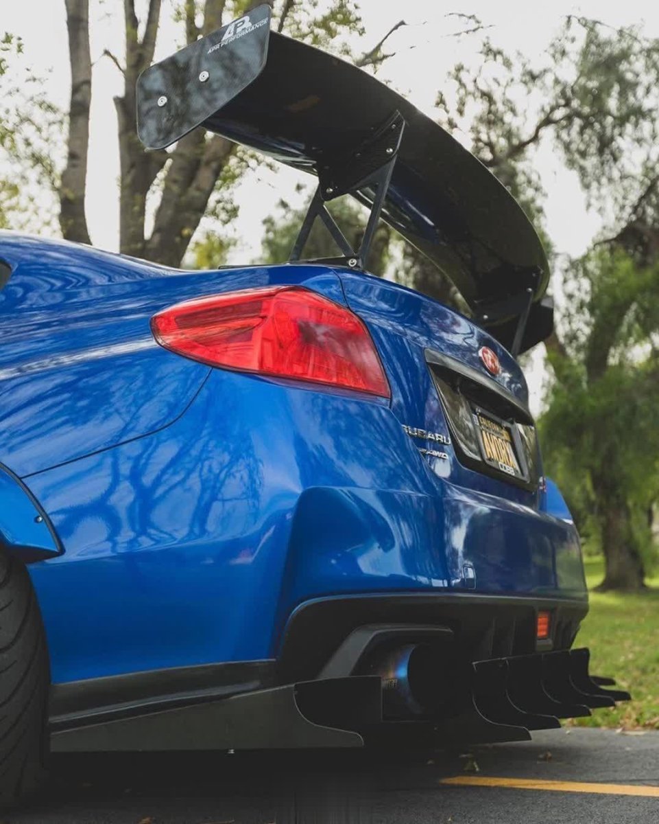 AeroflowDynamics [15 - 21 Wrx/Sti] Rear Diffuser V5 (Aggressive) - JDMuscleDiffusers and Vortex GeneratorsAFD-VA-AL-DIFF-V5-GBKGloss jet black