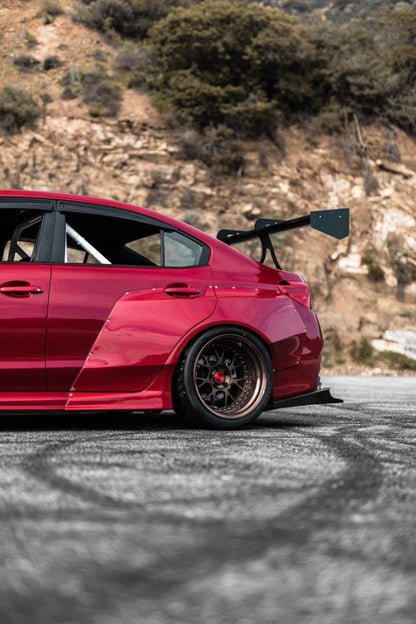 AeroflowDynamics [15 - 21 Wrx/Sti] Rear Diffuser V5 (Aggressive) - JDMuscleDiffusers and Vortex GeneratorsAFD-VA-AL-DIFF-V5-MBKMatte black