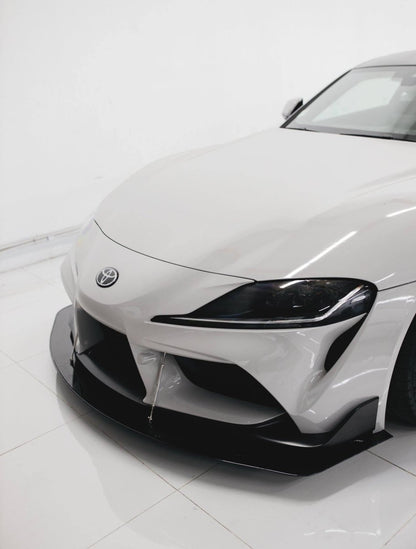 AeroflowDynamics [20 - 22 Supra A90] Front Splitter V1 - JDMuscleFront Wind Splittersku-31713508032585
