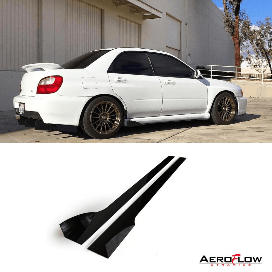 AeroflowDynamics 2002 - 2007 Subaru Wrx/Sti Side Skirt Extension V2 - JDMuscleSide SkirtsAFD-02WRX-AL-SS-EXT-V2