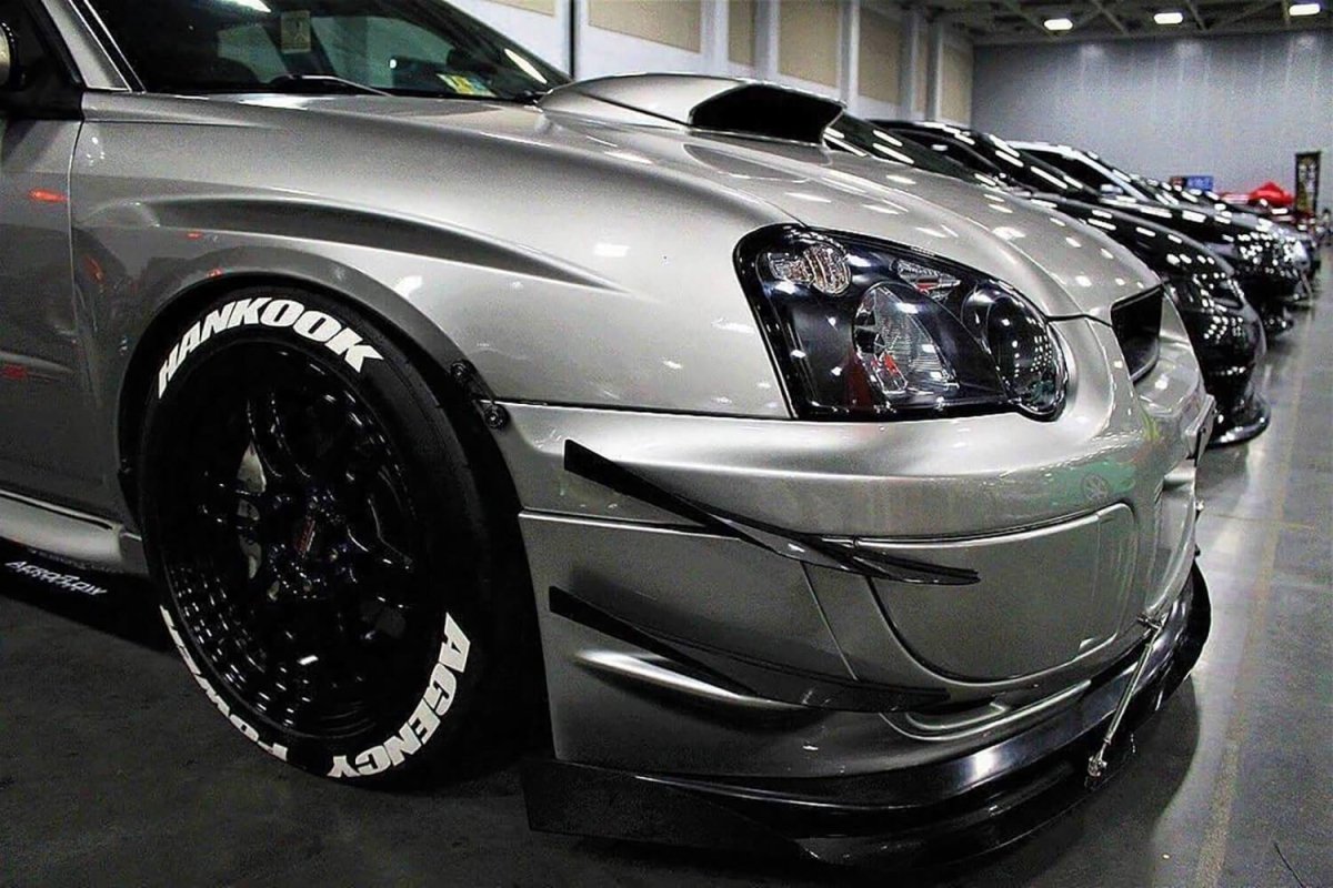 AeroflowDynamics 2004 - 2005 Subaru Wrx/Sti Canards V2 - JDMuscleCanardssku-15917307203