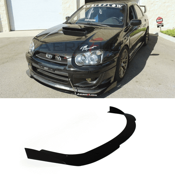 AeroflowDynamics 2004 - 2005 Subaru Wrx/Sti Front Splitter V2 - JDMuscleFront Wind Splittersku-15917603331Subaru Front Splitter 2004 - 2005 WRX/STI