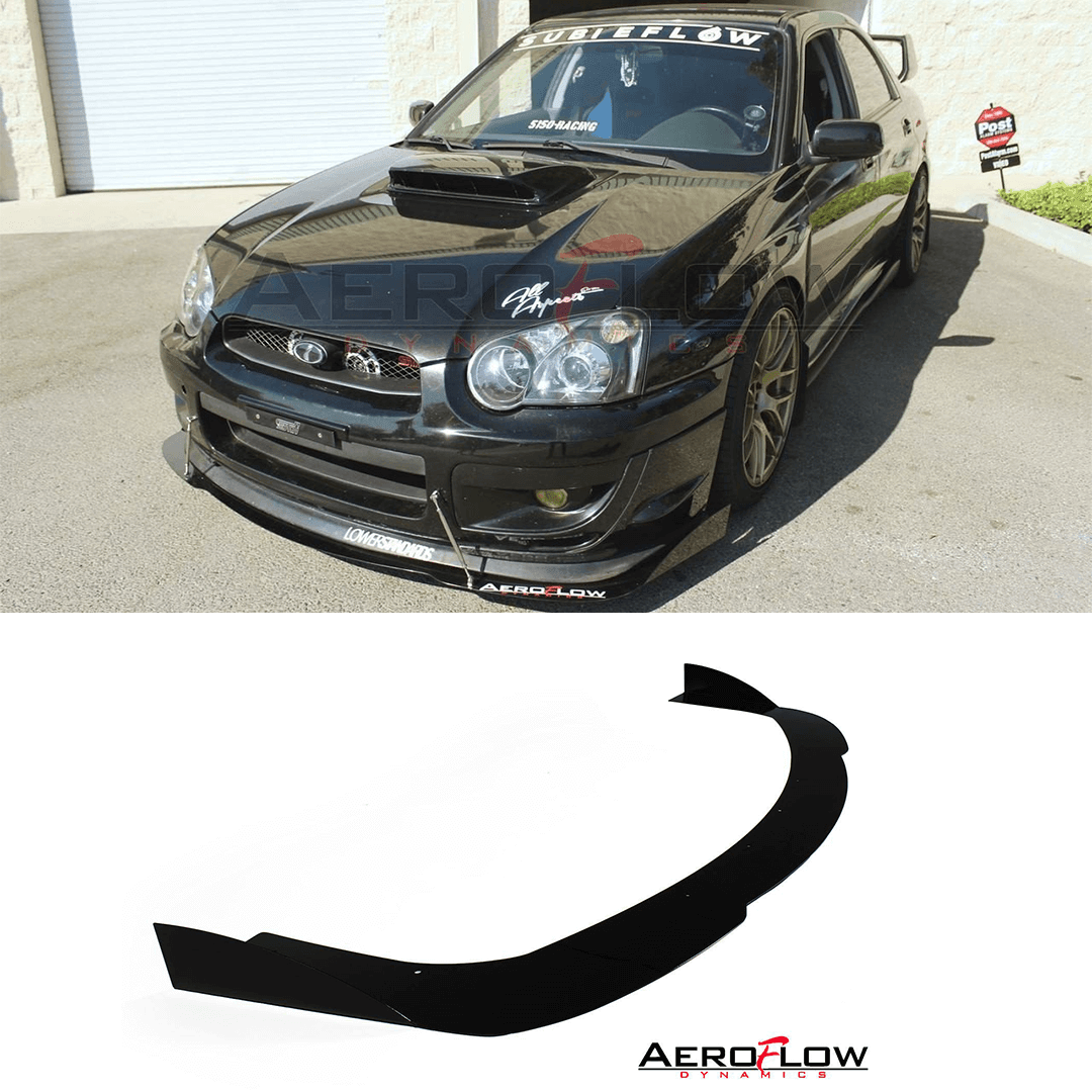 AeroflowDynamics 2004 - 2005 Subaru Wrx/Sti Front Splitter V2 - JDMuscleFront Wind Splittersku-15917603331Subaru Front Splitter 2004 - 2005 WRX/STI
