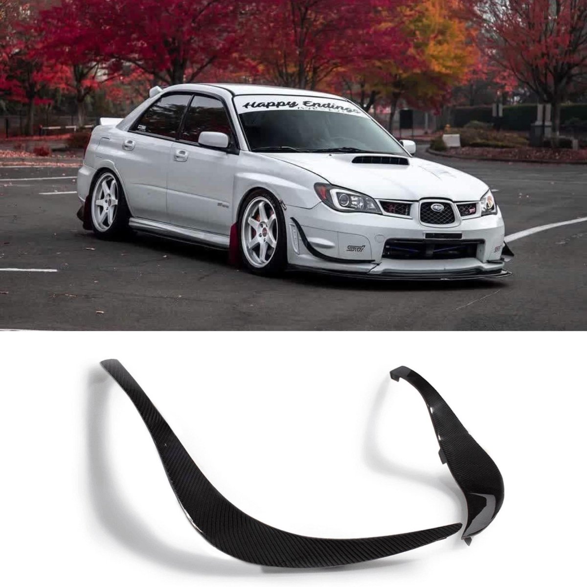 AeroflowDynamics 2006 - 2007 Subaru Wrx/Sti Canards V4 - JDMuscleCanardssku-2075569291288