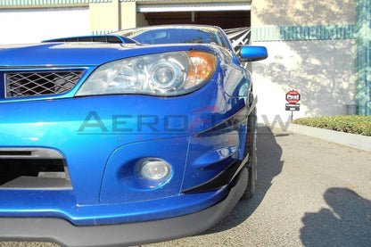 AeroflowDynamics 2006 - 2007 Subaru Wrx/Sti Front Bumper Canards V2 - JDMuscleCanardssku-4420716739