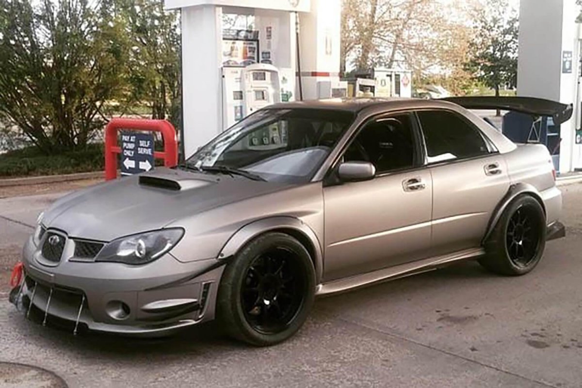 AeroflowDynamics 2006 - 2007 Subaru Wrx/Sti Front Bumper Canards V2 - JDMuscleCanardssku-4420716739