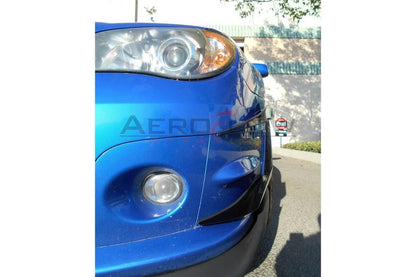 AeroflowDynamics 2006 - 2007 Subaru Wrx/Sti Front Bumper Canards V2 - JDMuscleCanardssku-4420716739
