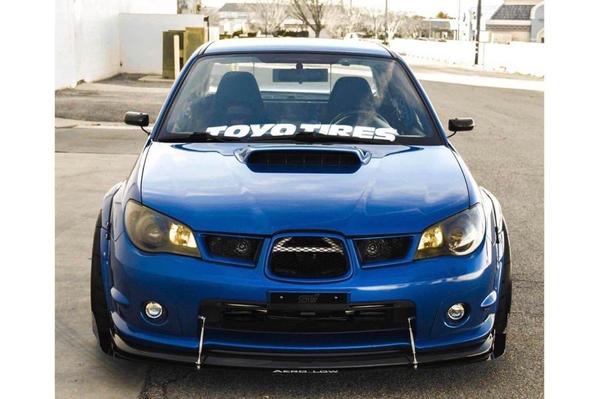 AeroflowDynamics 2006 - 2007 WRX/STI Front Splitter V2 - JDMuscleFront Wind SplitterAFD-07WRX-AL-SPLT-V2Subaru Front Splitter 2006 - 2007 WRX/STI