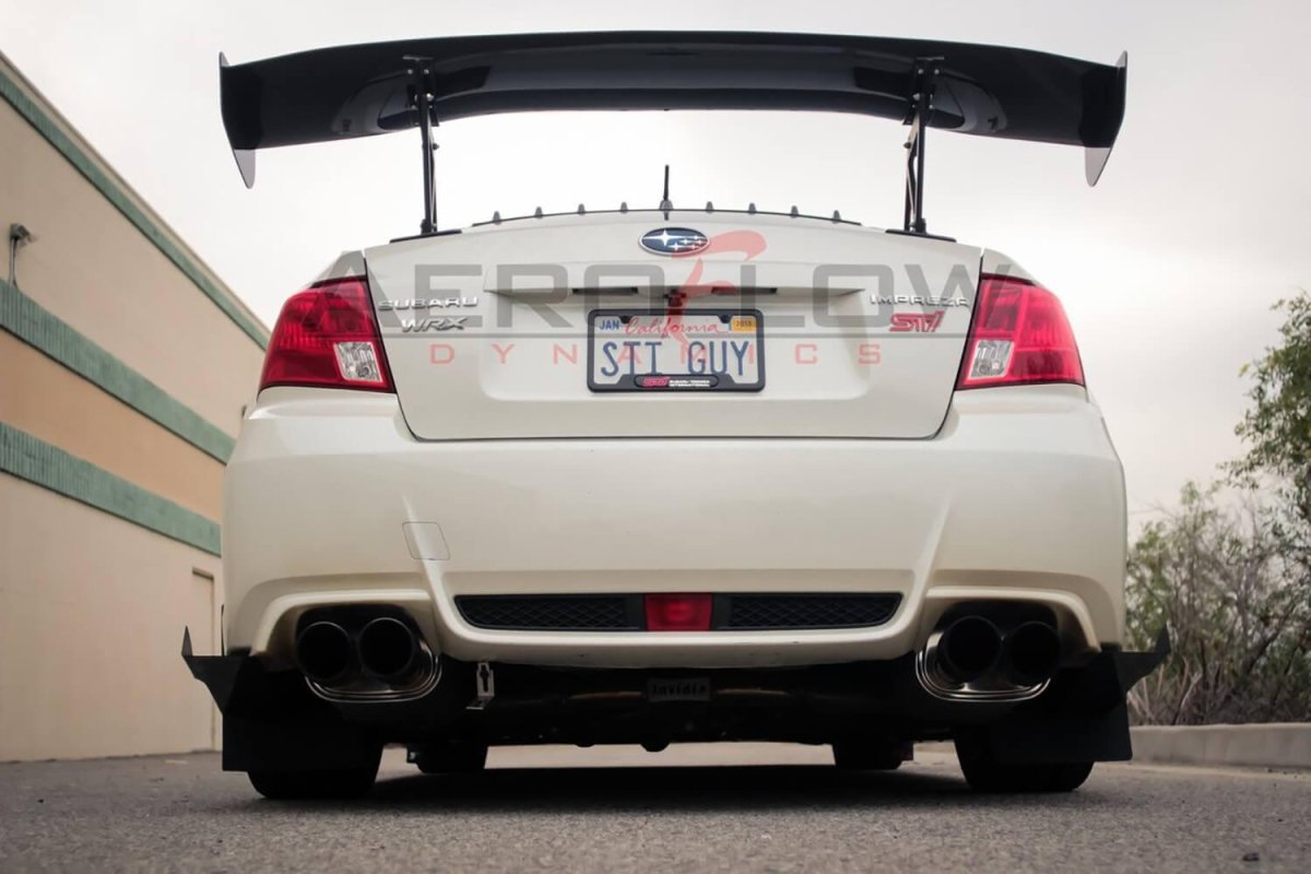 AeroflowDynamics 2008 - 2014 Subaru Wrx / Sti Rear Spat Extension V2 (Sedan) - JDMuscleRear Lipssku-5044768707