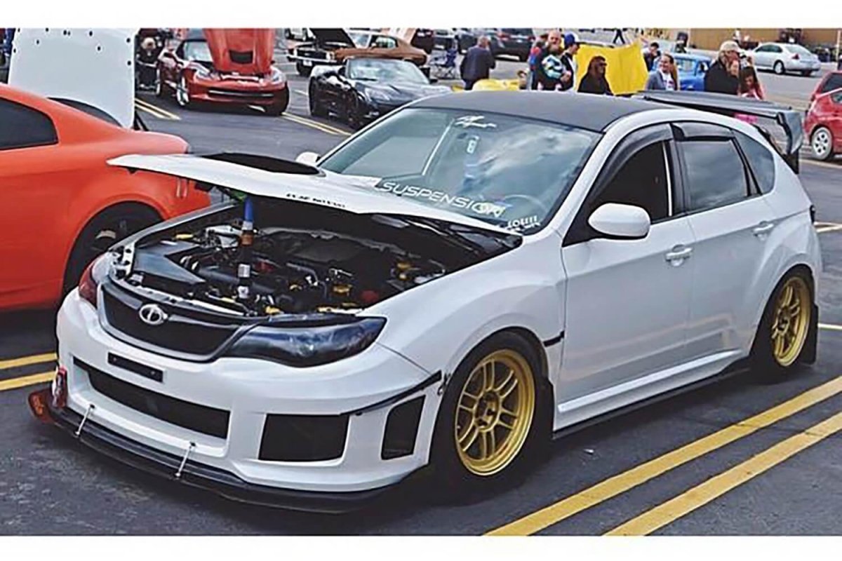 AeroflowDynamics 2008 - 2014 Subaru Wrx/Sti Canards V2 - JDMuscleCanardssku-4420714435