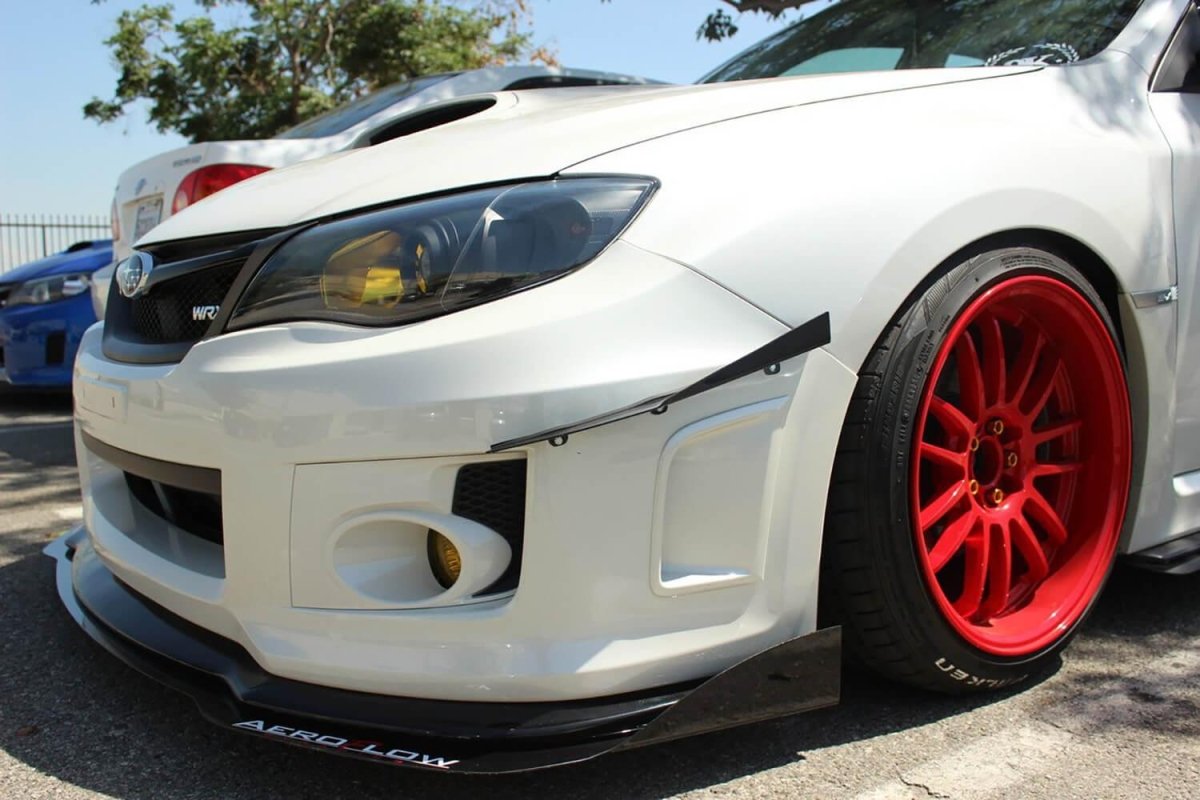 AeroflowDynamics 2008 - 2014 Subaru Wrx/Sti Canards V2 - JDMuscleCanardssku-4420714435
