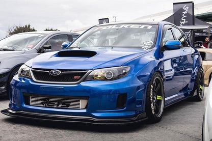 AeroflowDynamics 2008 - 2014 Subaru Wrx/Sti Carbon Fiber Front Splitter - JDMuscleFront Wind Splittersku-5616910275STI LIP