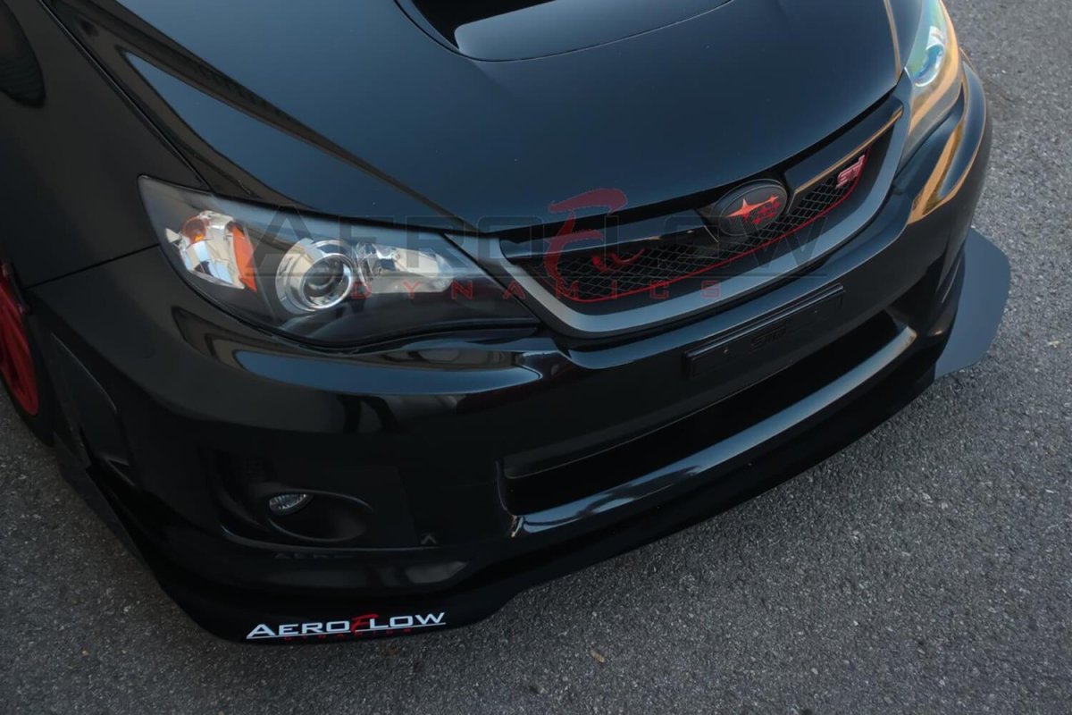 AeroflowDynamics 2008 - 2014 Subaru Wrx/Sti Front Splitter V2 - JDMuscleFront Wind SplitterAFD-08WRX-AL-SPLT-V2-STISTI LIP