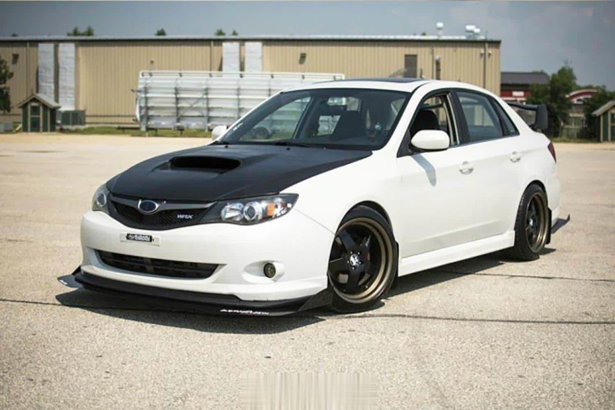 AeroflowDynamics 2008 - 2014 Subaru Wrx/Sti Front Splitter V2 - JDMuscleFront Wind SplitterAFD-08WRX-AL-SPLT-V2-STISTI LIP