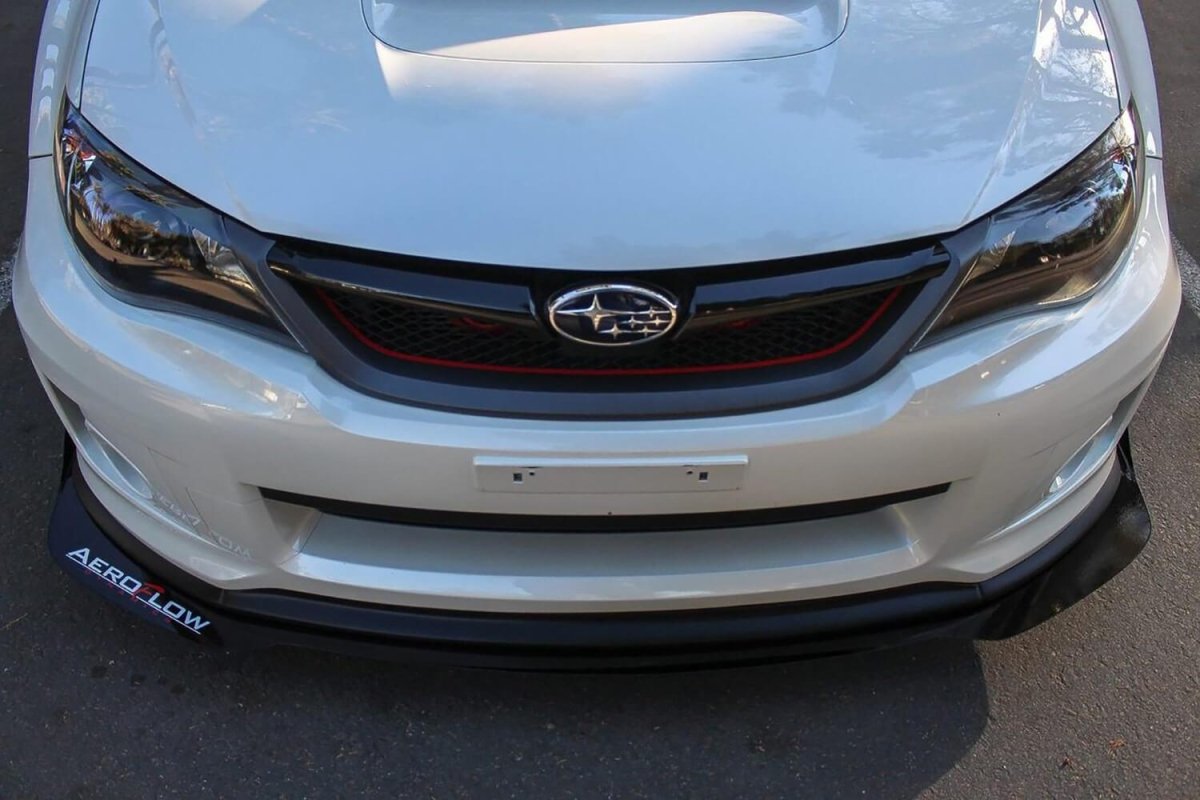 AeroflowDynamics 2008 - 2014 Subaru Wrx/Sti Front Splitter V2 - JDMuscleFront Wind SplitterAFD-08WRX-AL-SPLT-V2-STISTI LIP