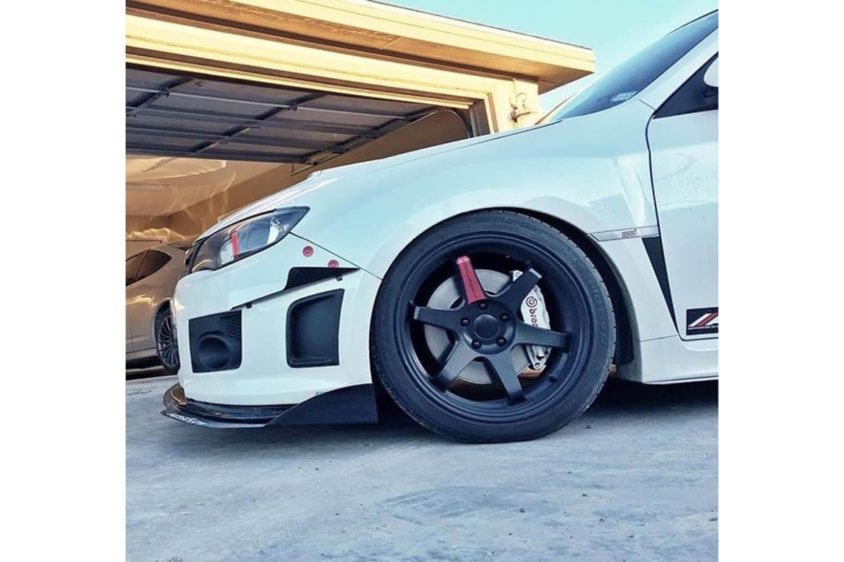 AeroflowDynamics 2008 - 2014 Subaru Wrx/Sti Front Splitter V2 - JDMuscleFront Wind SplitterAFD-08WRX-AL-SPLT-V2-STISTI LIP