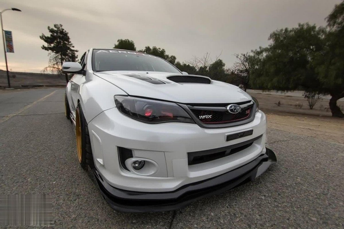 AeroflowDynamics 2008 - 2014 Subaru Wrx/Sti Front Splitter V2 - JDMuscleFront Wind SplitterAFD-08WRX-AL-SPLT-V2-STISTI LIP
